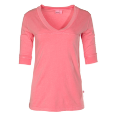 Chrissey Womens 3/4 Sleeve Stylish Football V-Neck Soft Premium Tee Shirt