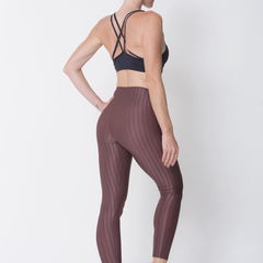 Brown 3D Disco Leggings