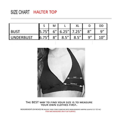 Women's Orange True Timber Halter Top & Hot Shorts Swimwear