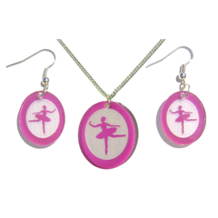 Sugar Plum Fairy Silhouette Earrings