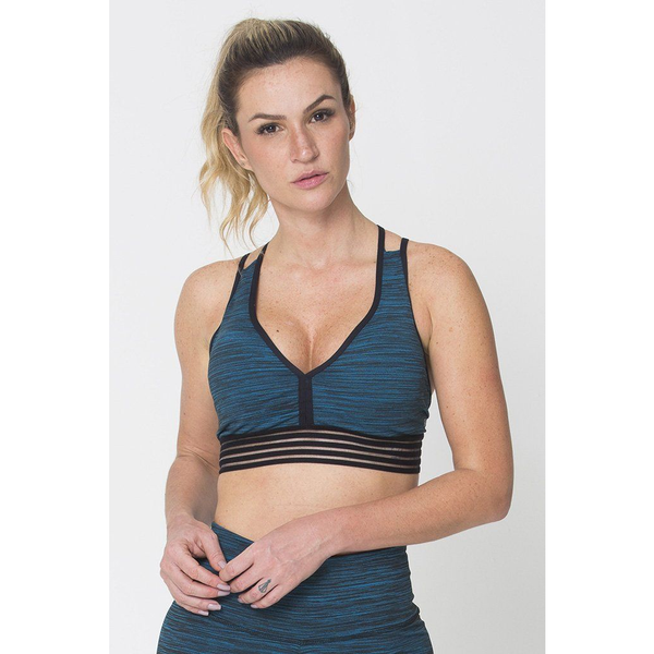 Green Action Sports Bra