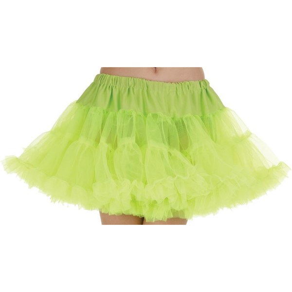 Petticoat Tutu Adult Costume Neon Green