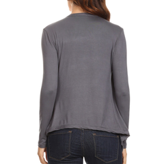 2 Pack Women's Cardigan Short Drape Open Front S to 3X Athleisure Made in the USA