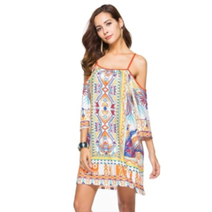 Flowy Drop Shoulder Summer Dress