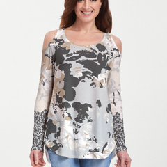 Frosted Gold (19109) ~ Cold Shoulder Tunic