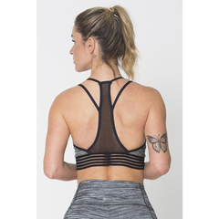Grey Action Sports Bra