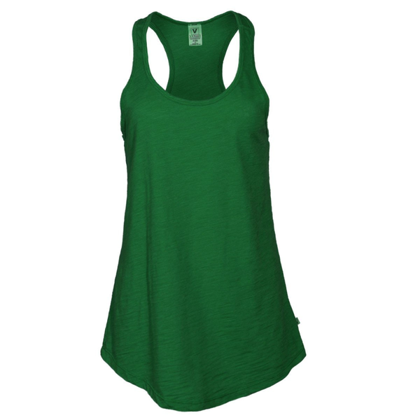 Donna Venley Women's Boyfriend-Fit Grey Athletic Sleeveless Racerback  Soft Premium Tank Top