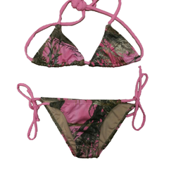 Shore Trendz Kids True Timber Bikini Triangle Top and Tie Side ..