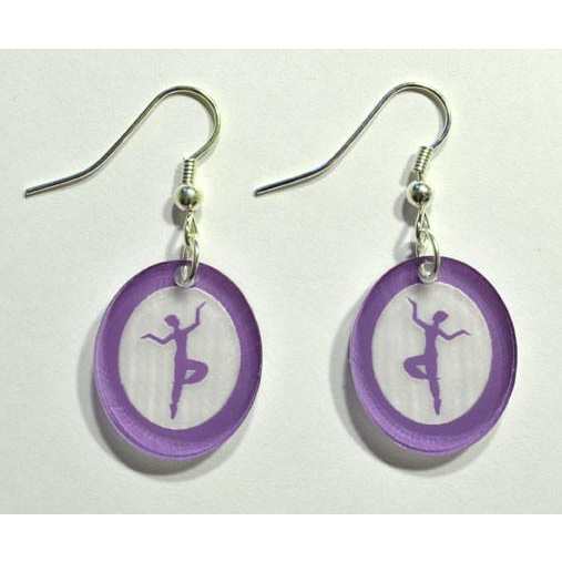 Arabian Coffee Dancer Silhouette Earrings