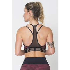 Red Action Sports Bra