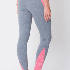Pink/Heather Grey Superflex Leggings