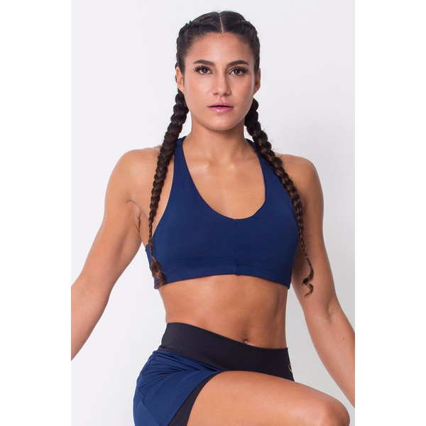 Navy Lightweight Sports Bra