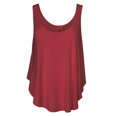 Jacoby- Women's Boyfriend-Fit U-Neck Back Less Loose and Flowy Fashion Sleeveless Tank Top