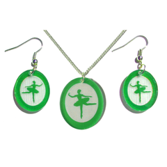Sugar Plum Fairy Silhouette Earrings