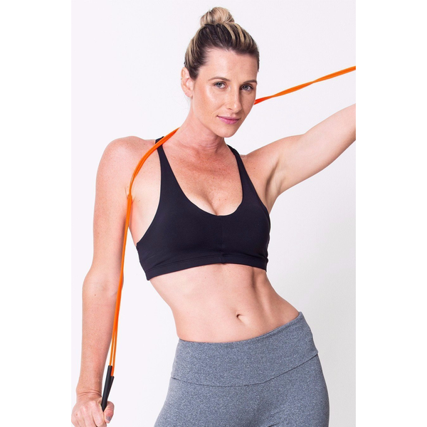 Black Lightweight Sports Bra
