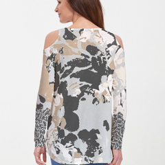 Frosted Gold (19109) ~ Cold Shoulder Tunic