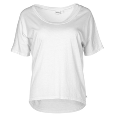 Kristin Women's Crew Neck Short Sleeve Soft Premium Hi-Low Top Tee Shirt