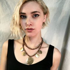 Ancient Coin Tribal Necklace