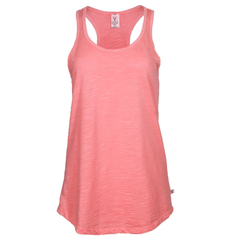 Donna Venley Women's Boyfriend-Fit Grey Athletic Sleeveless Racerback  Soft Premium Tank Top