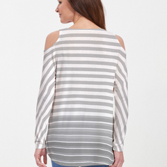 Breton Grey (20349) ~ Cold Shoulder Tunic