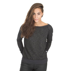 Brittany- Woman's Boat neck Soft Premium Fleece Stylish Full Sleeve Sweatshirt