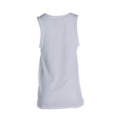 Dior Venley Women's Boyfriend-Fit Crew Neck Stripe Ath Lesiure Sleeveless Soft Premium Tank Top