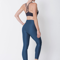 Navy 3D Disco Leggings