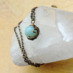 Amazonite Charm Necklace
