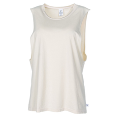 Abby - Women's Sleeve Less Crew Neck Soft Premium Muscle Tee Shirt