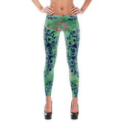 Aqua Aloha Leggings