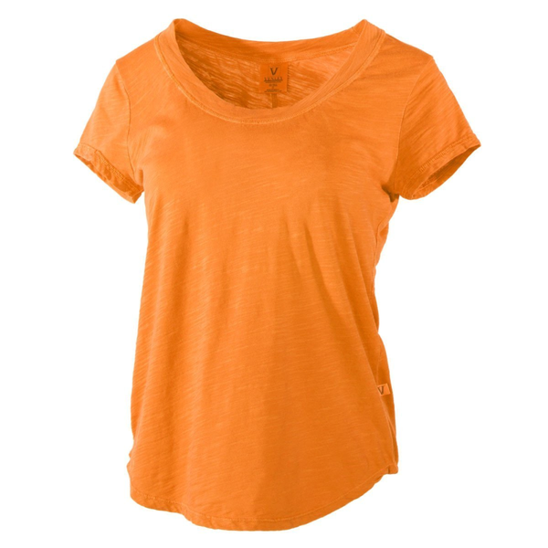 Ashley Women's Slub Crew Neck Short Sleeve Soft Premium T-Shirt