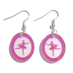 Sugar Plum Fairy Silhouette Earrings