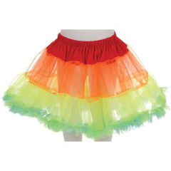Petticoat Tutu Child Costume Rainbow
