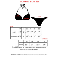 Women's Juniors South Beach Miami Bikini Swimwear Multicolor