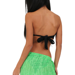 Women's Short Burnout Sarong Bikini Cover Up Wrap Pareo Made in the USA
