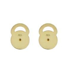 Earring Lifts Secure Backs - Gold Plated Silver