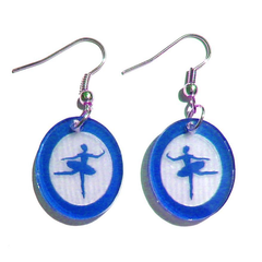 Sugar Plum Fairy Silhouette Earrings