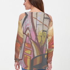 Barcelona (24010) ~ Cold Shoulder Tunic