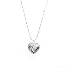 Adore Sterling Silver Heart Necklace