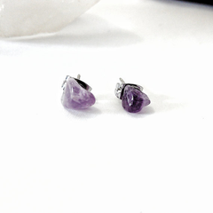 Amethyst Stud Earrings