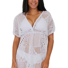 Women's Gorgeous V-Neck Swimwear Cover-up Beach Dress Made in the USA