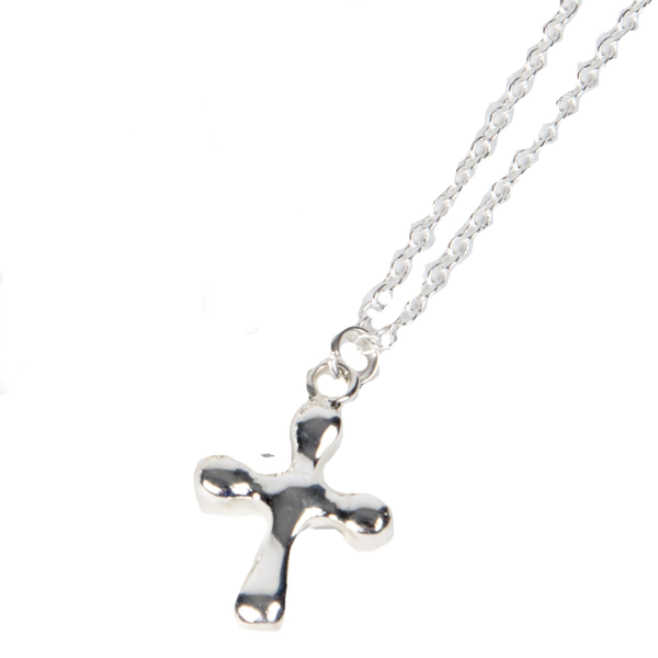 Basha Sterling Silver Cross Necklace