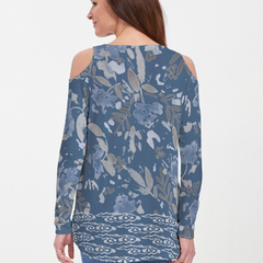 Evening Navy (16115) ~ Cold Shoulder Tunic